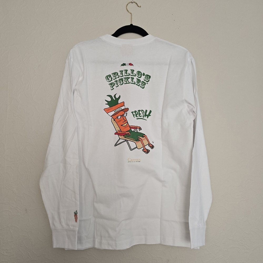 Carrots By Anwar Carrots Men's X Grillo's Pickles Long Sleeve Tee T-Shirt